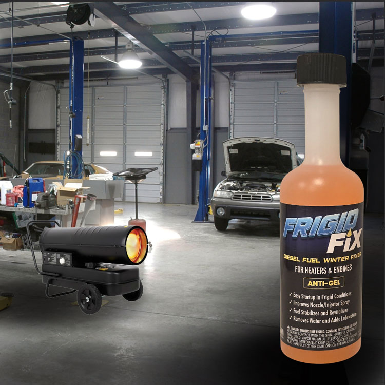 Frigid Fix in the garage